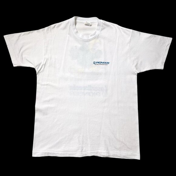 90s vintage Pioneer Laser Karaoke t-shirt single stitch bird. cartoon tech. - Picture 2 of 6